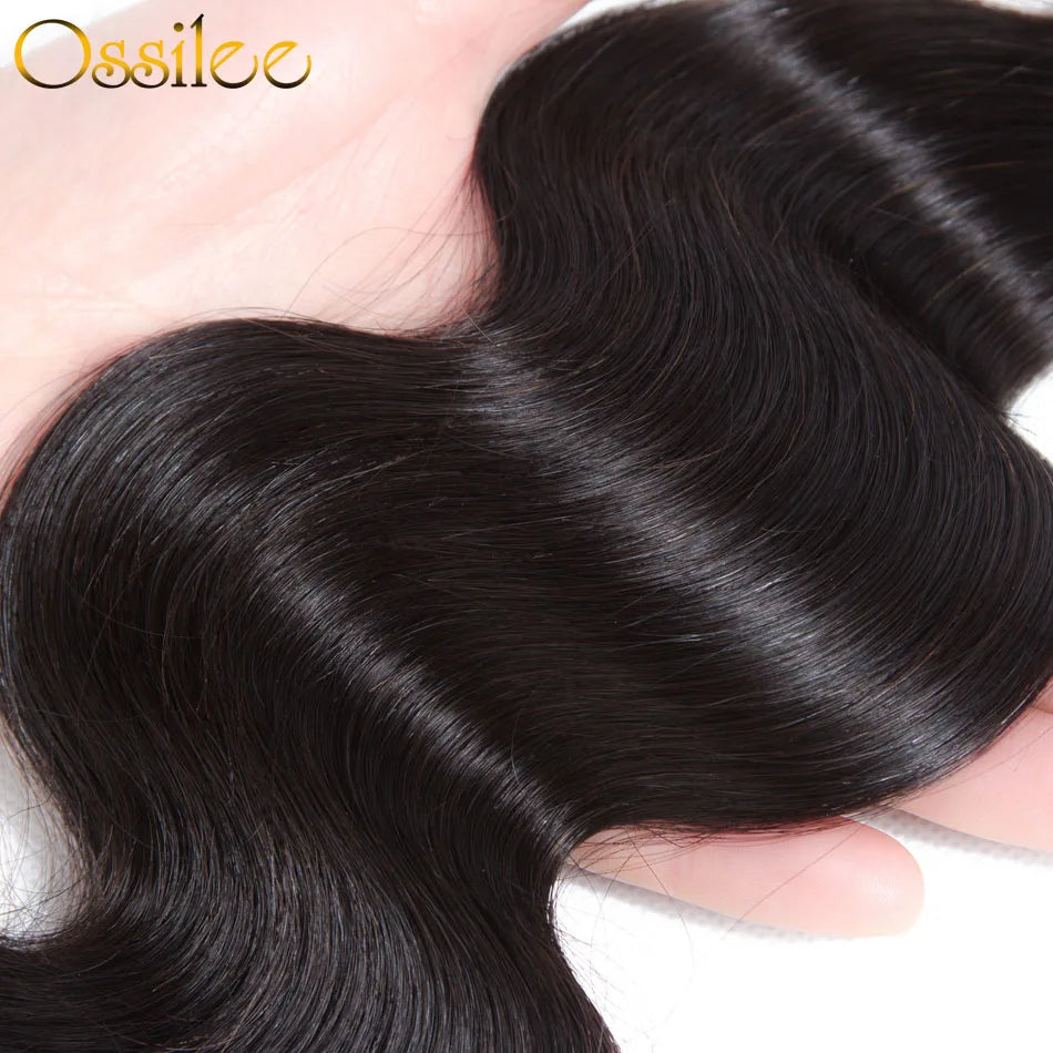 Ossilee Body Wave Bundles Malaysian Hair Bundles Human Hair Bundles 1/3/4pcs/lot Human Hair Weave Bundles NonRemy Hair Extention