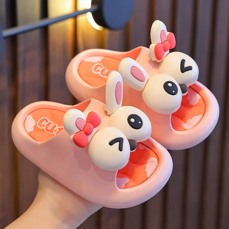 Summer Children's Sandals and Slippers for Boys and Girls Baby Non-Slip Soft Bottom Indoor Bath Parent-Child Children Sandals