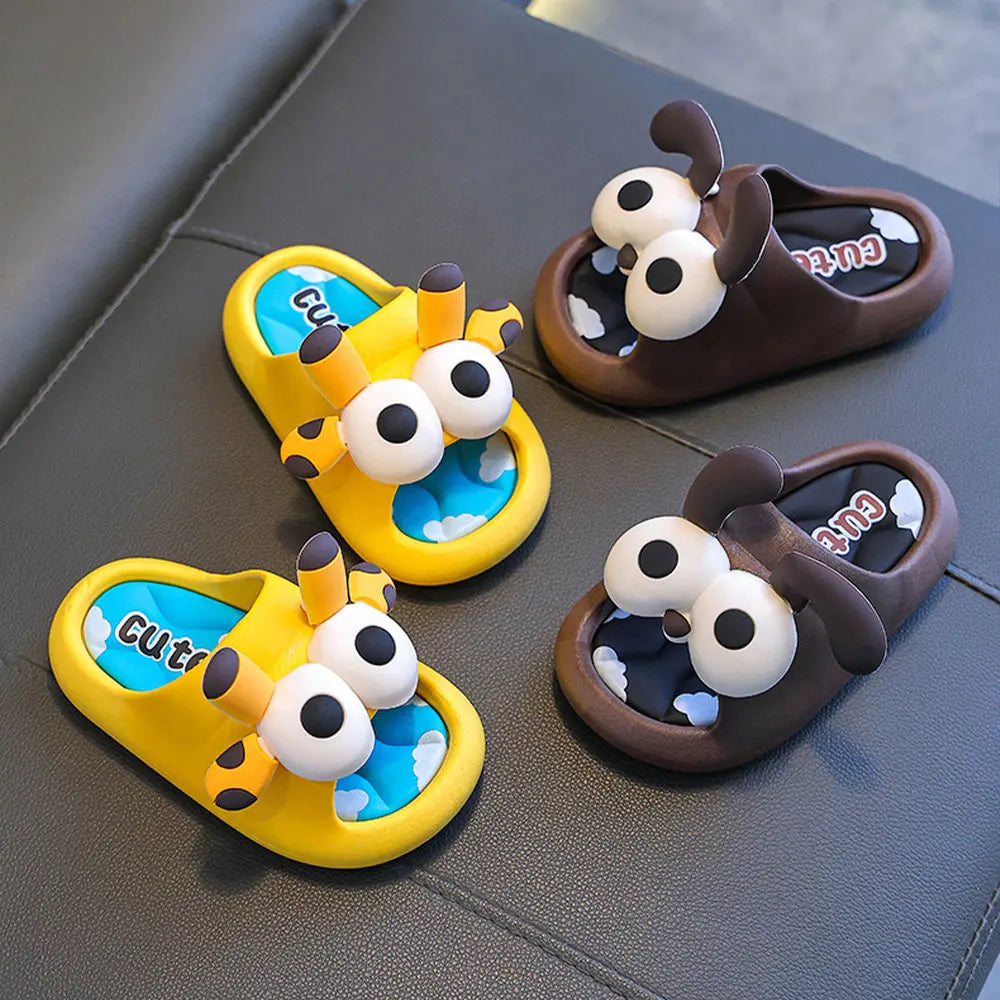 Summer Children's Sandals and Slippers for Boys and Girls Baby Non-Slip Soft Bottom Indoor Bath Parent-Child Children Sandals