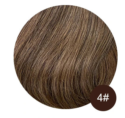 Straight Hair Clip In Human Hair Extension Silk Top Base Topper For Women Toupee Hairpiece Wig 12x13cm Natural Color Top Wig