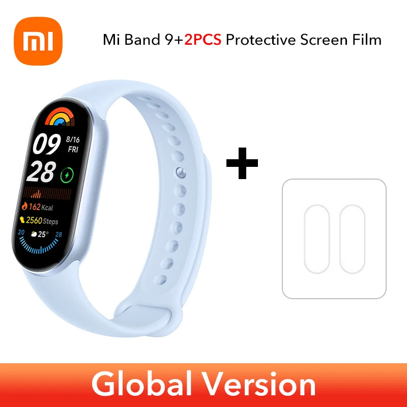 Global Version Xiaomi Smart Band 9 Bracelets 1.62''AMOLED Display BloodOxygen Heart Rate Monitoring 150+ Sport Modes Smart band