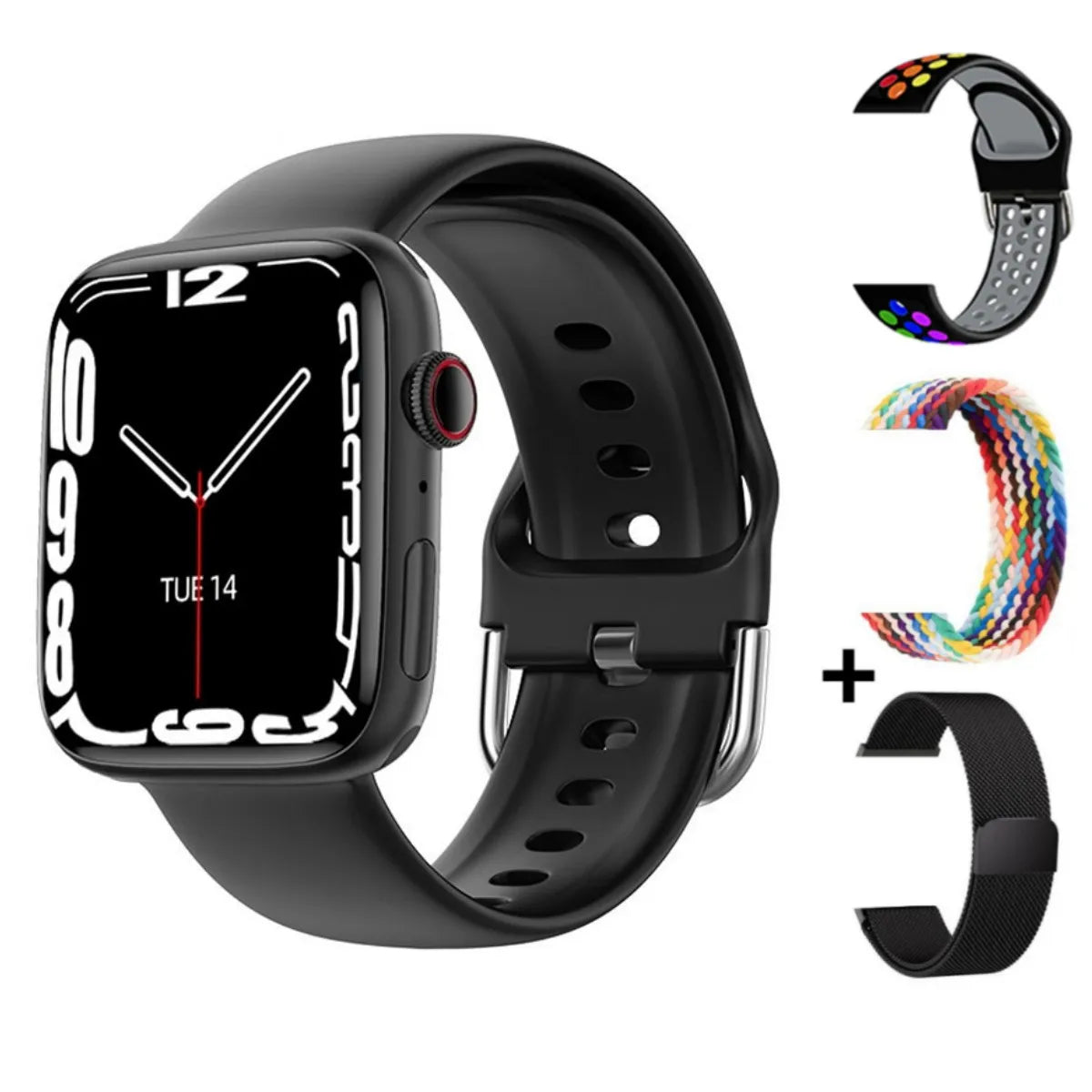 2024 NEW Smart Watch Wireless Charging Smartwatch Bluetooth Calls Men Women Watches Fitness Bracelet Custom Watch Face