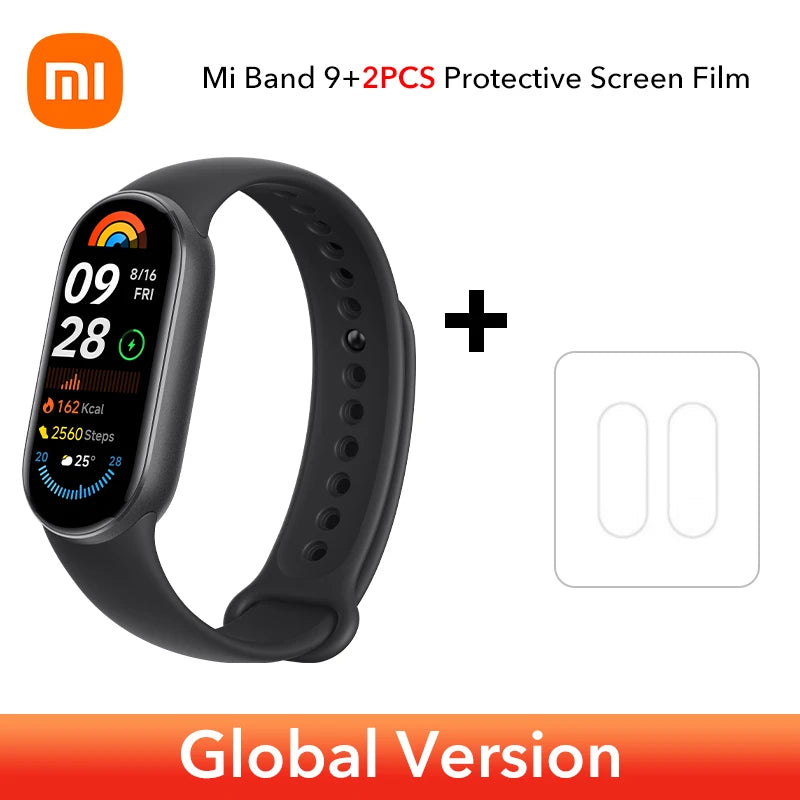 Global Version Xiaomi Smart Band 9 Bracelets 1.62''AMOLED Display BloodOxygen Heart Rate Monitoring 150+ Sport Modes Smart band