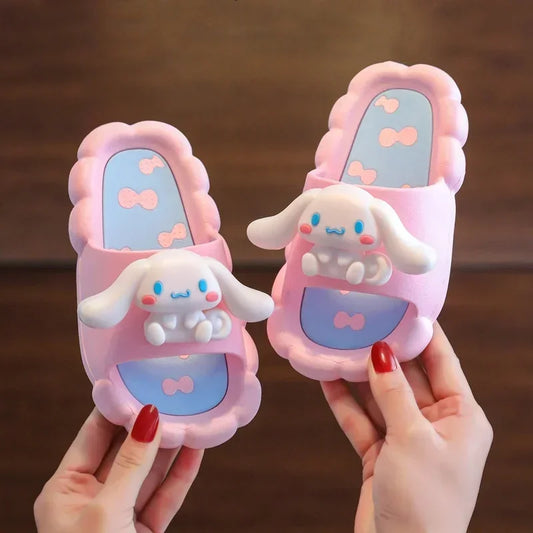 Sanrio children's slippers Hello Kitty Slippers Padded Slippers Home Slippers for Children Boys and girls anti-slip cute slipper