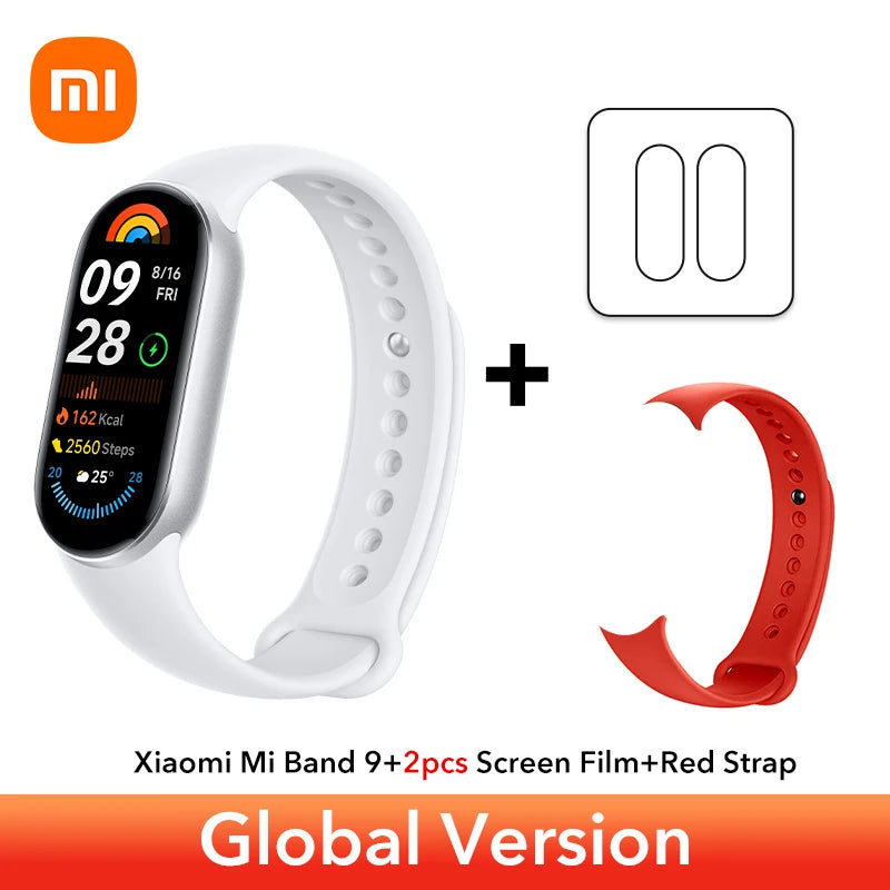 Global Version Xiaomi Smart Band 9 Bracelets 1.62''AMOLED Display BloodOxygen Heart Rate Monitoring 150+ Sport Modes Smart band