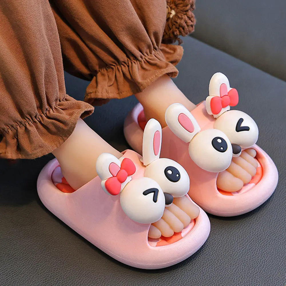 Summer Children's Sandals and Slippers for Boys and Girls Baby Non-Slip Soft Bottom Indoor Bath Parent-Child Children Sandals