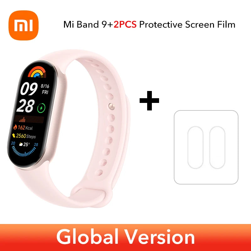 Global Version Xiaomi Smart Band 9 Bracelets 1.62''AMOLED Display BloodOxygen Heart Rate Monitoring 150+ Sport Modes Smart band