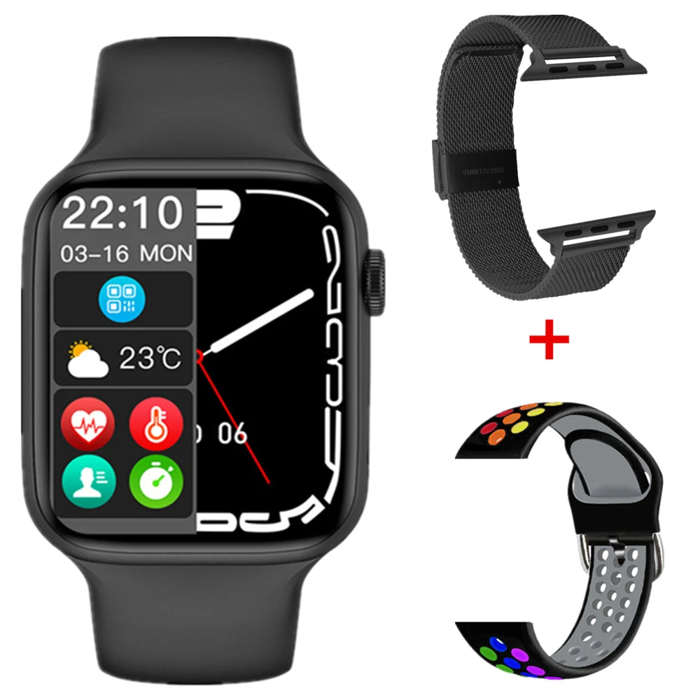 2024 NEW Smart Watch Wireless Charging Smartwatch Bluetooth Calls Men Women Watches Fitness Bracelet Custom Watch Face